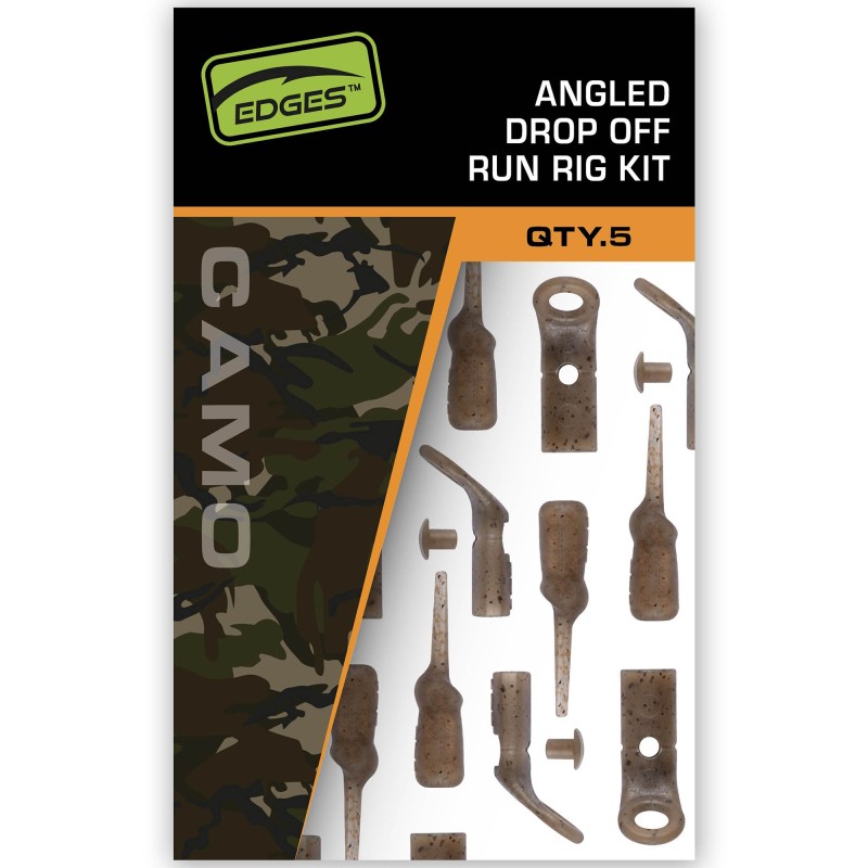 Zestaw Do Drop Off Fox Edges Camo Angled Drop off run rig kit