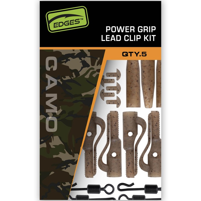 Bezpieczny Klips Fox Edges Naturals Power Grip Lead Clip kit