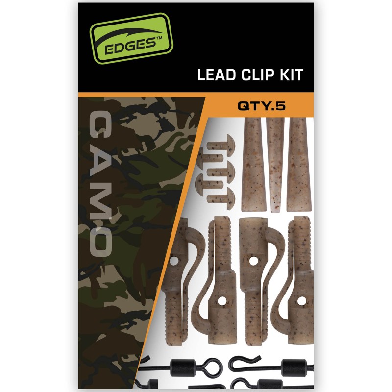 Bezpieczny Klips Fox Edges Camo Lead Clip Kit