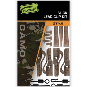 Bezpieczny Klips Fox Edges Camo Slik Lead Clip Kit