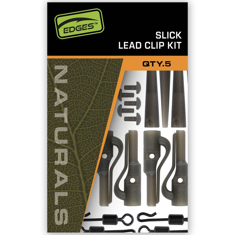 Bezpieczny Klips Fox Edges Naturals Slik Lead Clip Kit
