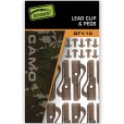 Bezpieczny Klips Fox Edges Camo Lead Clip + Pegs 