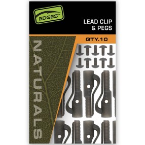 Bezpieczny Klips Fox Edges Naturals Lead Clip + Pegs