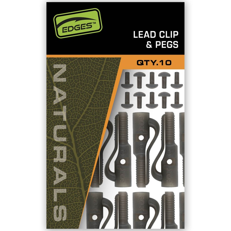 Bezpieczny Klips Fox Edges Naturals Lead Clip + Pegs