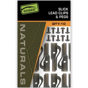 Bezpieczny Klips Fox Edges Naturals Slik Lead Clip + Pegs