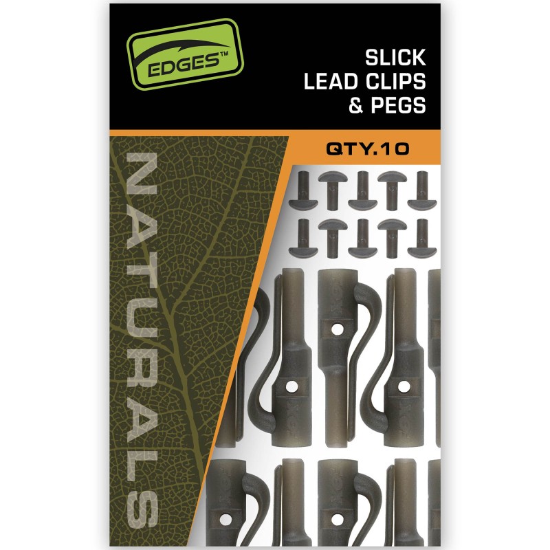 Bezpieczny Klips Fox Edges Naturals Slik Lead Clip + Pegs