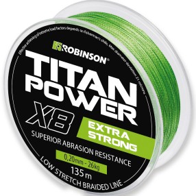 Plecionka Robinson Titan Power X8 0,14mm 135m Zielona