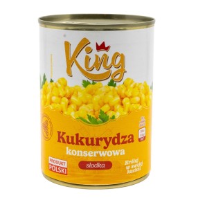 Zestaw Kukurydzy King Konserwowa Słodka 40 × 400 g