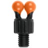 Klips Na Hanger Fox Black label Bobbin Clip x 3 - Orange