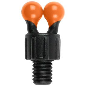 Klips Na Hanger Fox Black label Bobbin Clip x 3 - Orange
