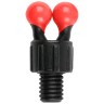 Klips Na Hanger Fox Black label Bobbin Clip x 3 - Red