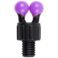 Klips Na Hanger Fox Black label Bobbin Clip x 3 - Purple