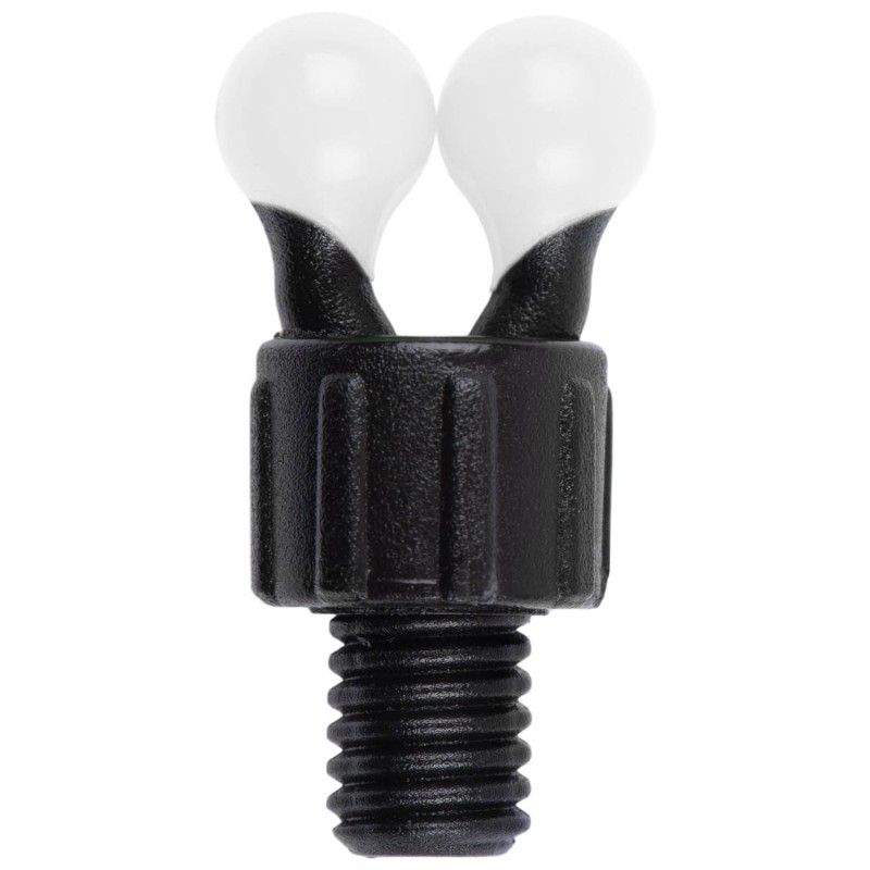 Klips Na Hanger Fox Black label Bobbin Clip x 3 - White