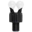Klips Na Hanger Fox Black label Bobbin Clip x 3 - White