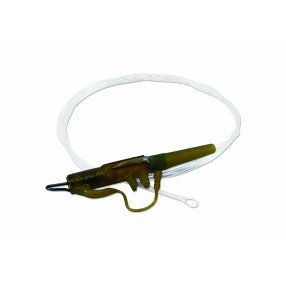 Przypon strzałowy z bezpiecznym klipsem Carp'R'Us - Snag Clip System - weed - 92cm - 50 lb (1szt.) CRU404650