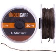 Plecionka Przyponowa Under Carp 20m 35lbs Titanlink – Brązowa