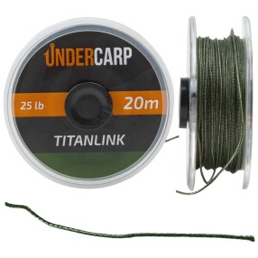 Plecionka Przyponowa Under Carp 20m 25lbs Titanlink – Zielony