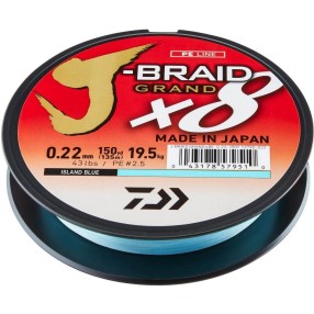 Plecionka Daiwa J-Braid Grand X8 0,10mm 135m Blue