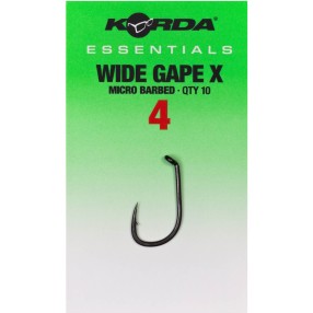 Haczyki Korda Essentials Wide Gape X Barbed - 4