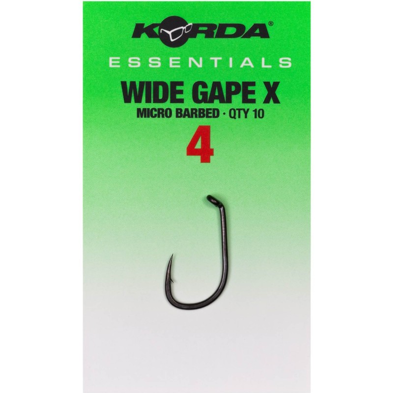 Haczyki Korda Essentials Wide Gape X Barbed - 4