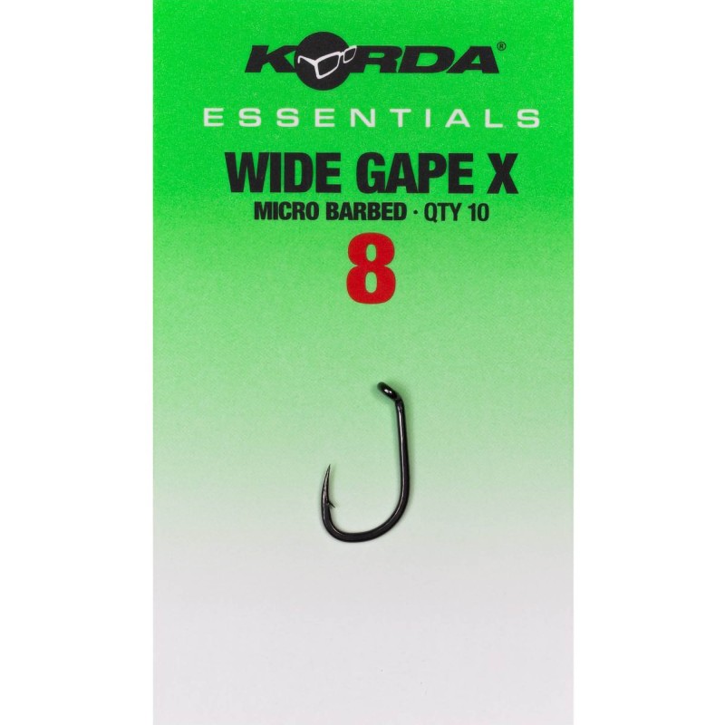 Haczyki Korda Essentials Wide Gape X Barbed - 8