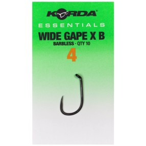 Haczyki Korda Essentials Wide Gape X Barbless - 4