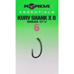 Haczyki Korda Essentials Kurv X Barbless - 6