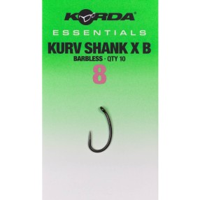 Haczyki Korda Essentials Kurv X Barbless - 8