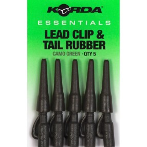 Bezpieczny Klips Korda Essentials Lead Clips & Tail Rubbers