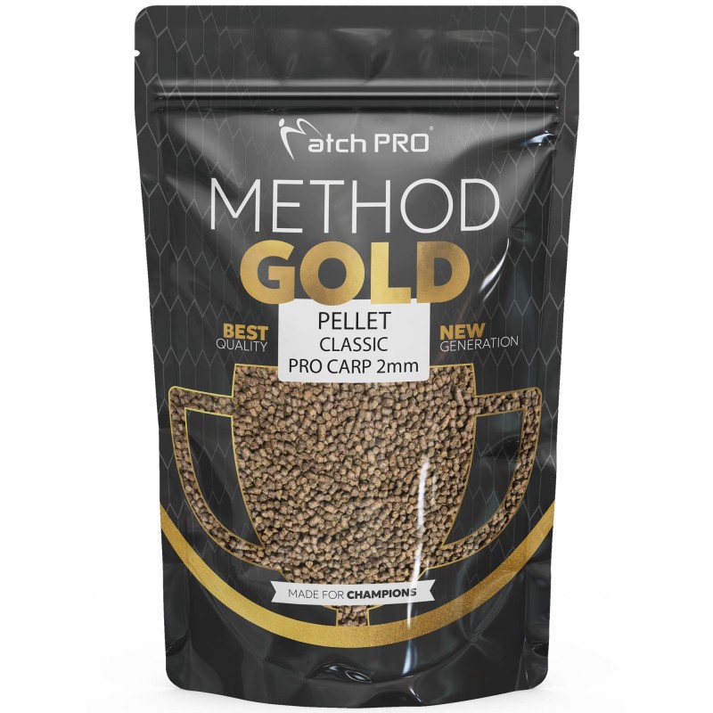 Pellet MatchPro Method Gold Classic Pro Carp 2mm 700g