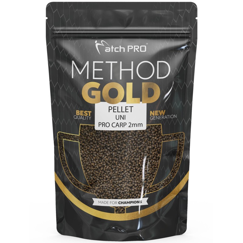 Pellet MatchPro Method Gold Uni Pro Carp 2mm 700g