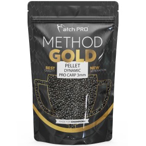 Pellet MatchPro Method Gold Dynamic Pro Carp 3mm 700g
