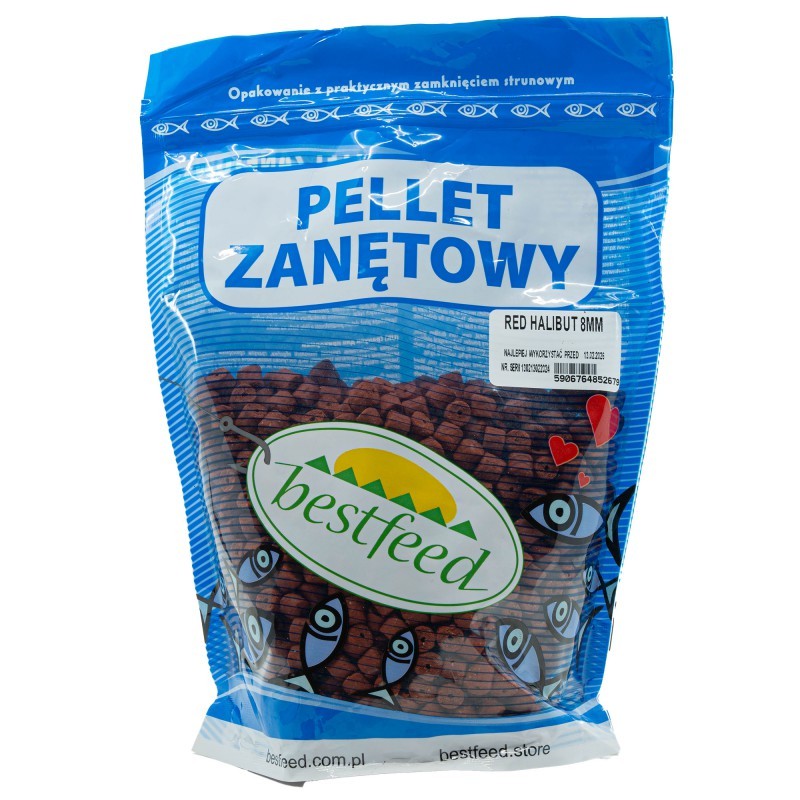 Pellet Bestfeed Red Halibut 12mm 800g