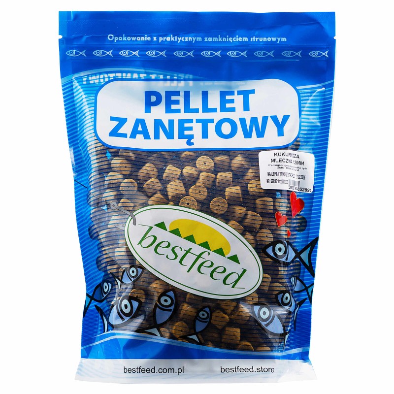 Pellet Bestfeed Cukrowa Kukurydza 12mm 800g