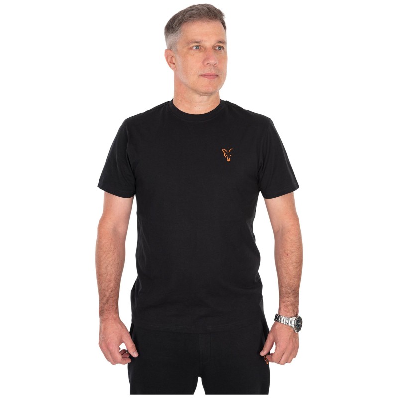 Koszulka Fox Classic T Black / Orange - XL