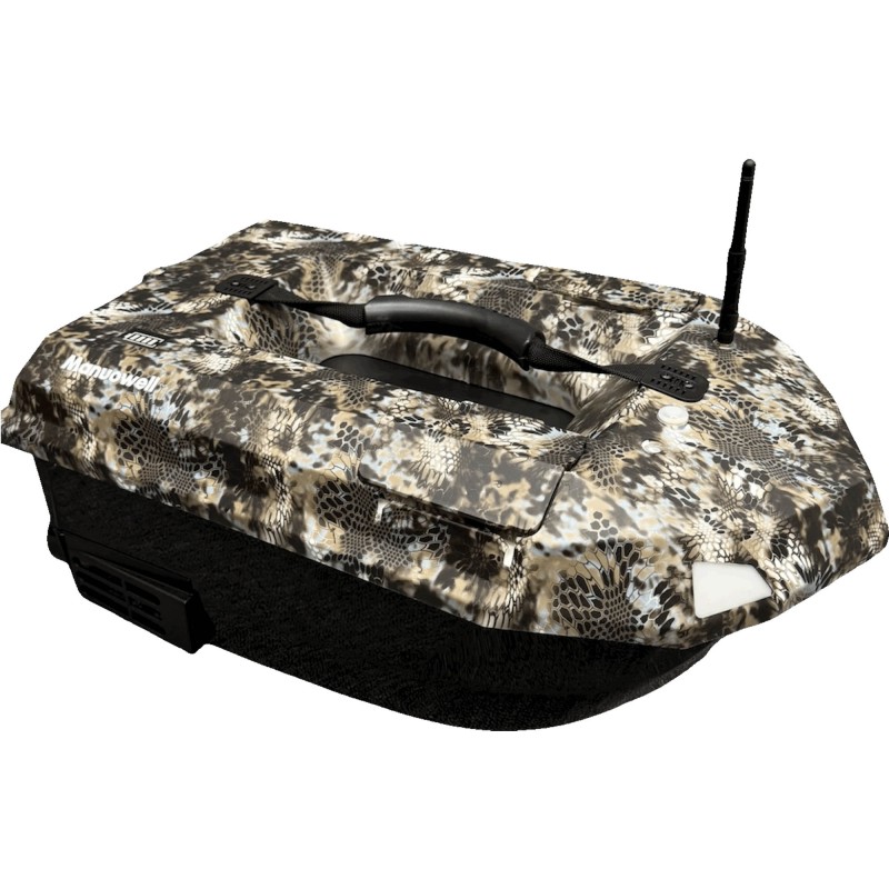 Łódka Zanętowa Manuowell Assassin V2 Snake GPS + Echosonda M700