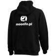 Bluza Z Kapturem Rozpinana Moonfin Refree Czarna - L