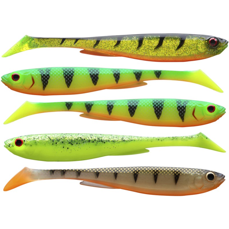 Guma Daiwa Prorex Slim Shady 7,5cm Flash Color Set / 5szt