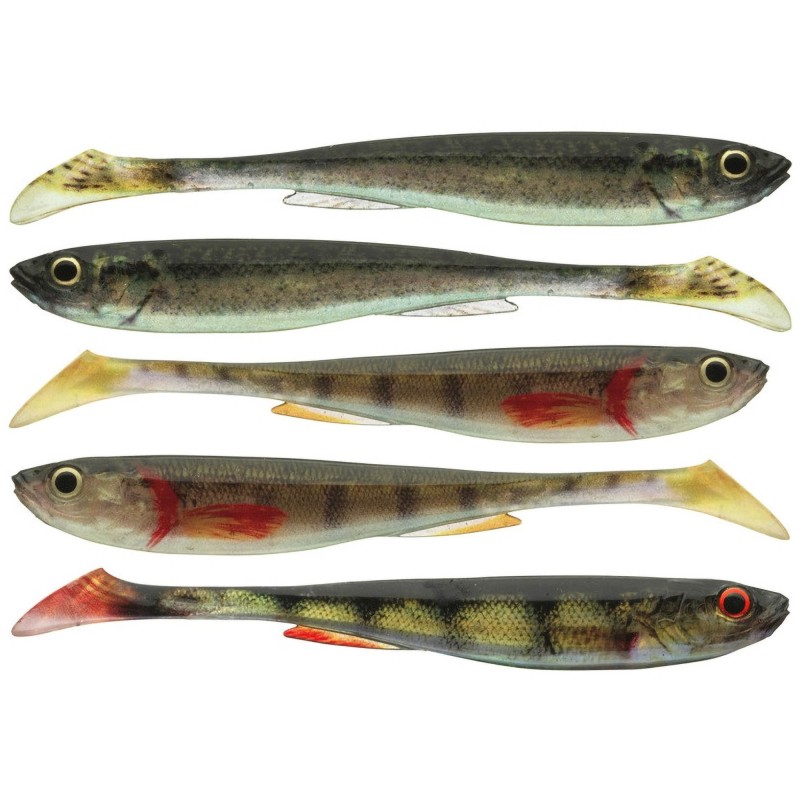 Guma Daiwa Prorex Slim Shady 7,5cm Live Color Set / 5szt