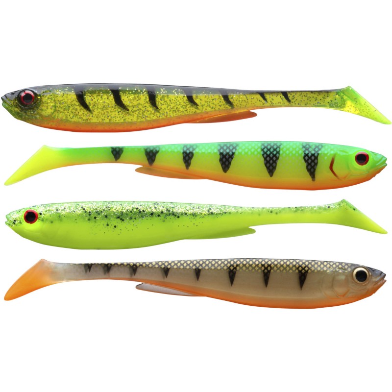 Guma Daiwa Prorex Slim Shady 13,5cm Flash Color Set / 4szt