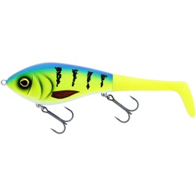 Wobler Westin Swim Tail 10cm 40g Sinking Striped Bluegrass 1 Body 2 Tails