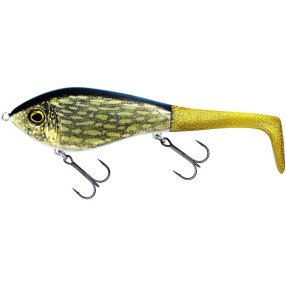 Wobler Westin Swim Tail 10cm 40g Sinking Real Pike 1 Body 2 Tails
