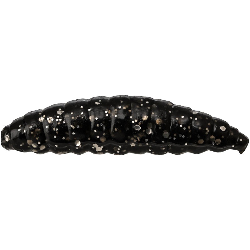 Guma Westin Maggot 4,8cm 2,2g Black 8szt Garlic/ Cheese Floating