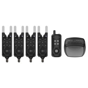 Sygnalizatory Sonik Gizmo2 Alarm Set 4+1 + Bivvy Lamp