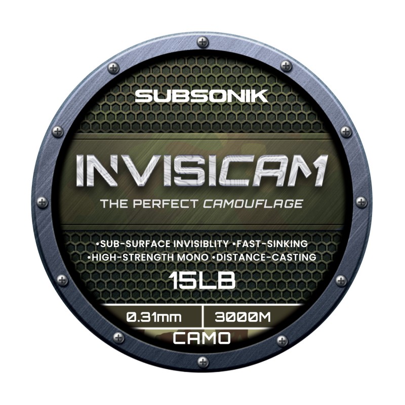 Żyłka Sonik Subsonik Invisicam 15lb 3000m (0,31mm)