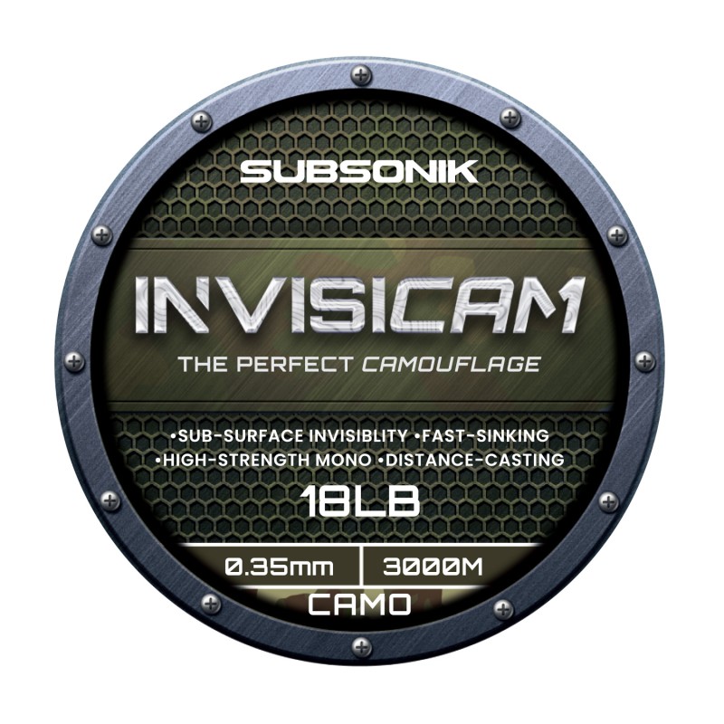 Żyłka Sonik Subsonik Invisicam 18lb 3000m (0,35mm)