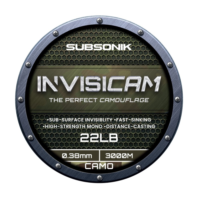 Żyłka Sonik Subsonik Invisicam 22lb 3000m (0.38mm)
