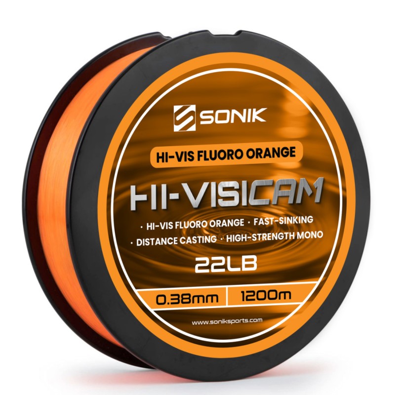 Żyłka Sonik Hi-visicam 18lb Orange 0.35mm 1200m