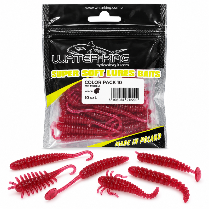 Zestaw Gum Water King Color Pack Mix Modeli - Kolor 01 / 10szt