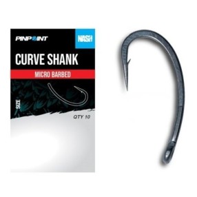 Haczyki Nash Curve Shank Barbed - 8